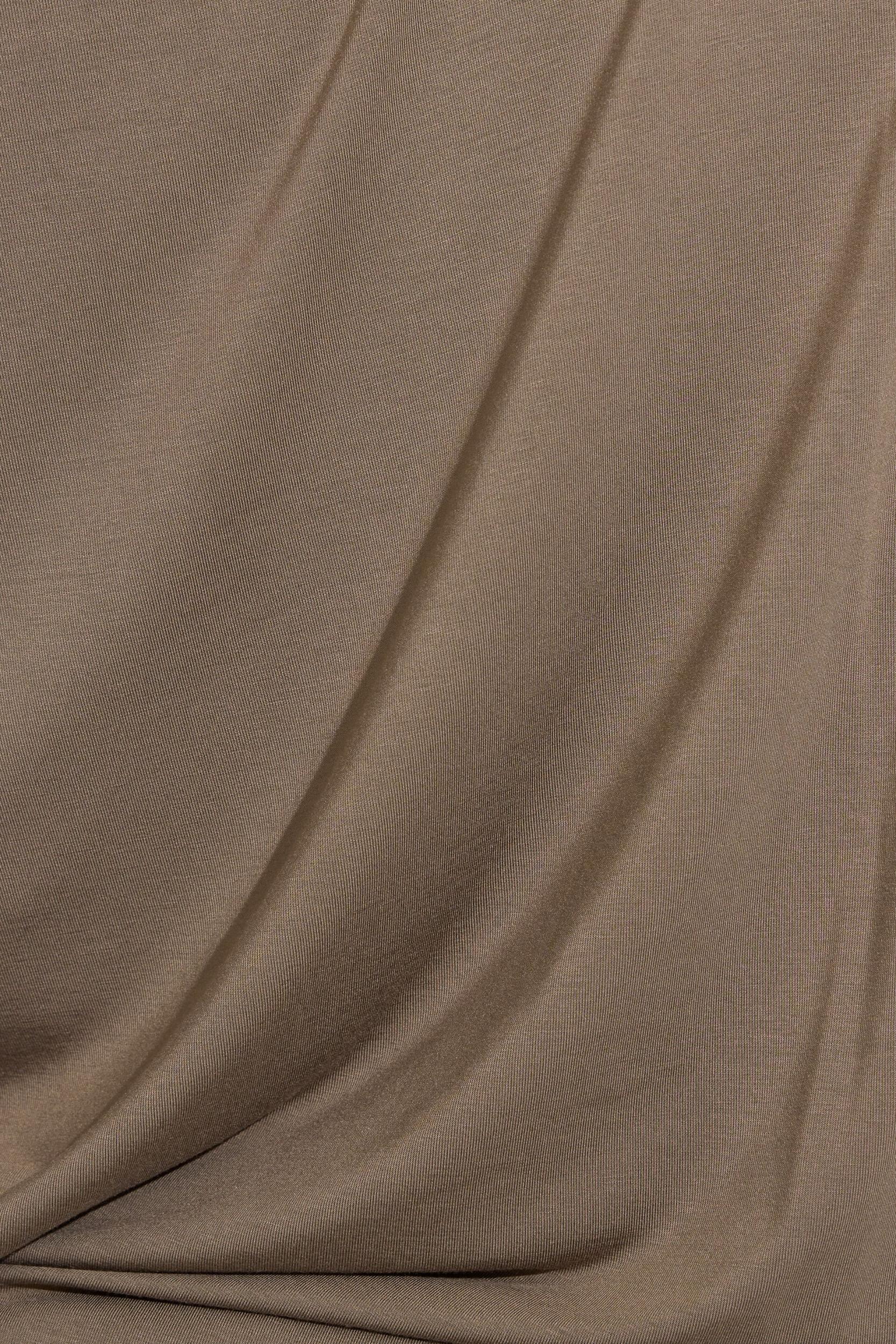 Off Shoulder Draped Mini Dress Product Image