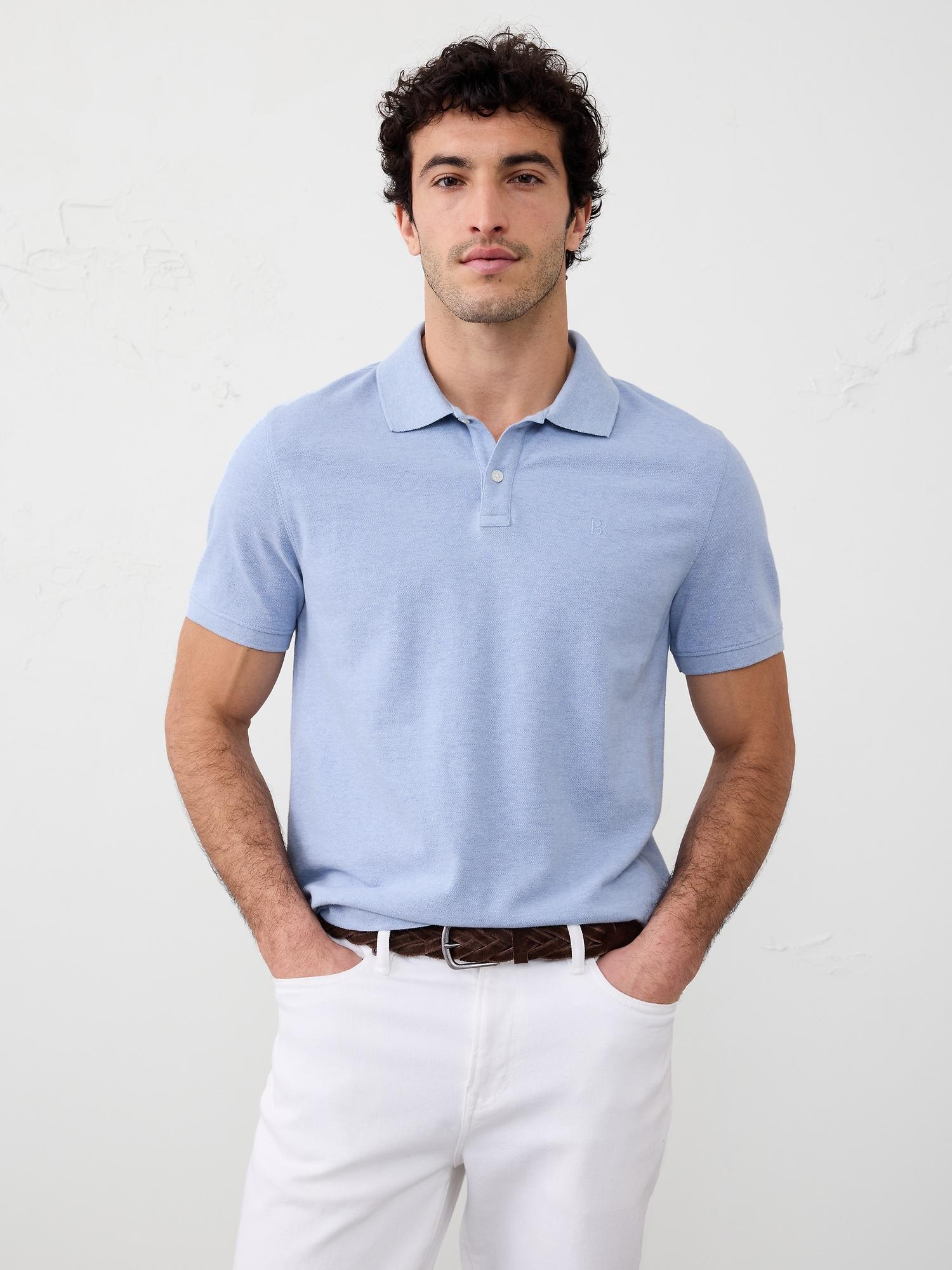 Slim Cotton Pique Polo Product Image