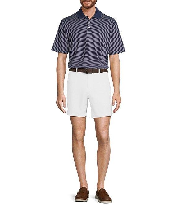 Roundtree & Yorke Performance Short Sleeve Stripe Polo Shirt Product Image