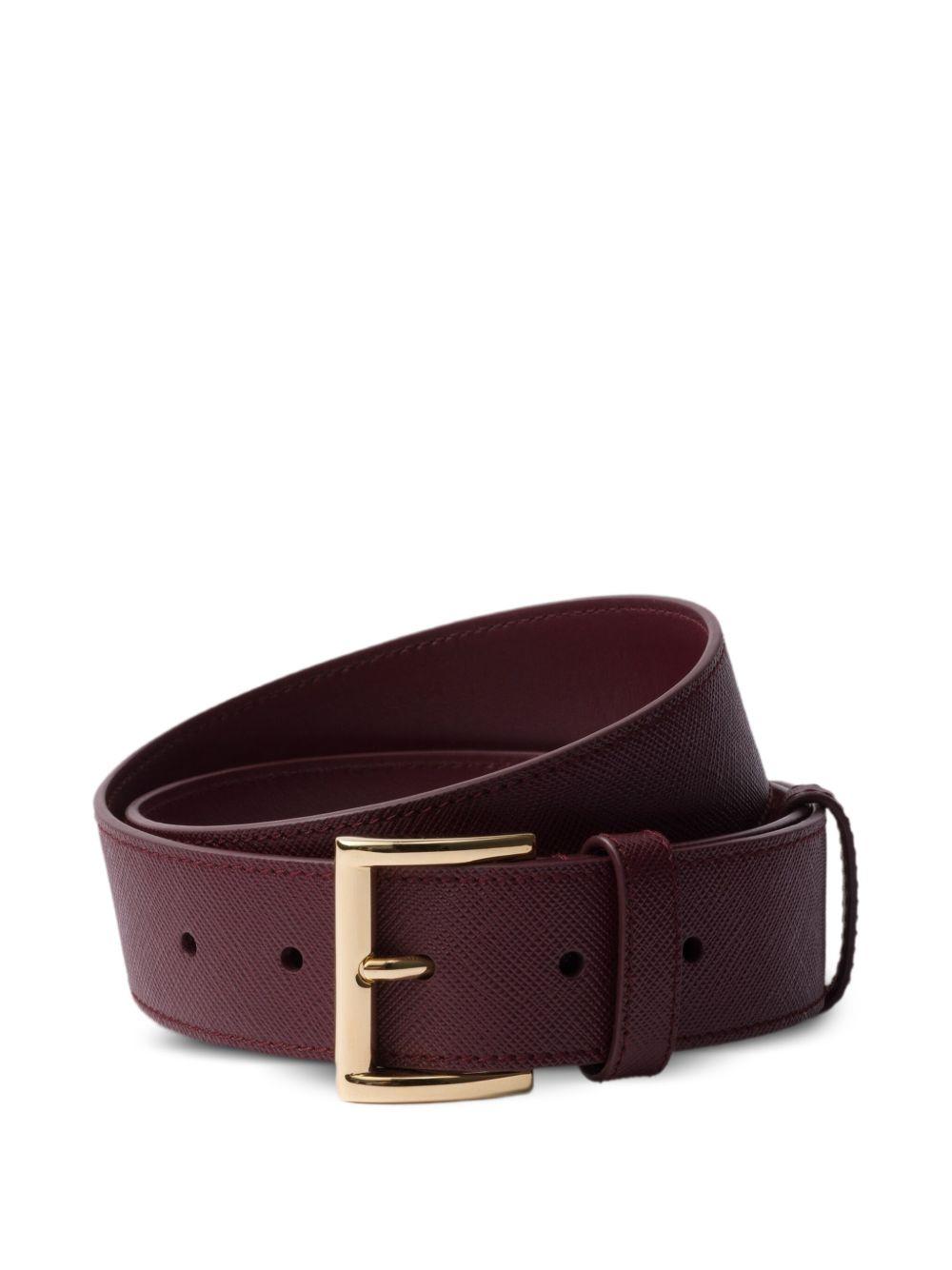 Saffiano leather belt Product Image
