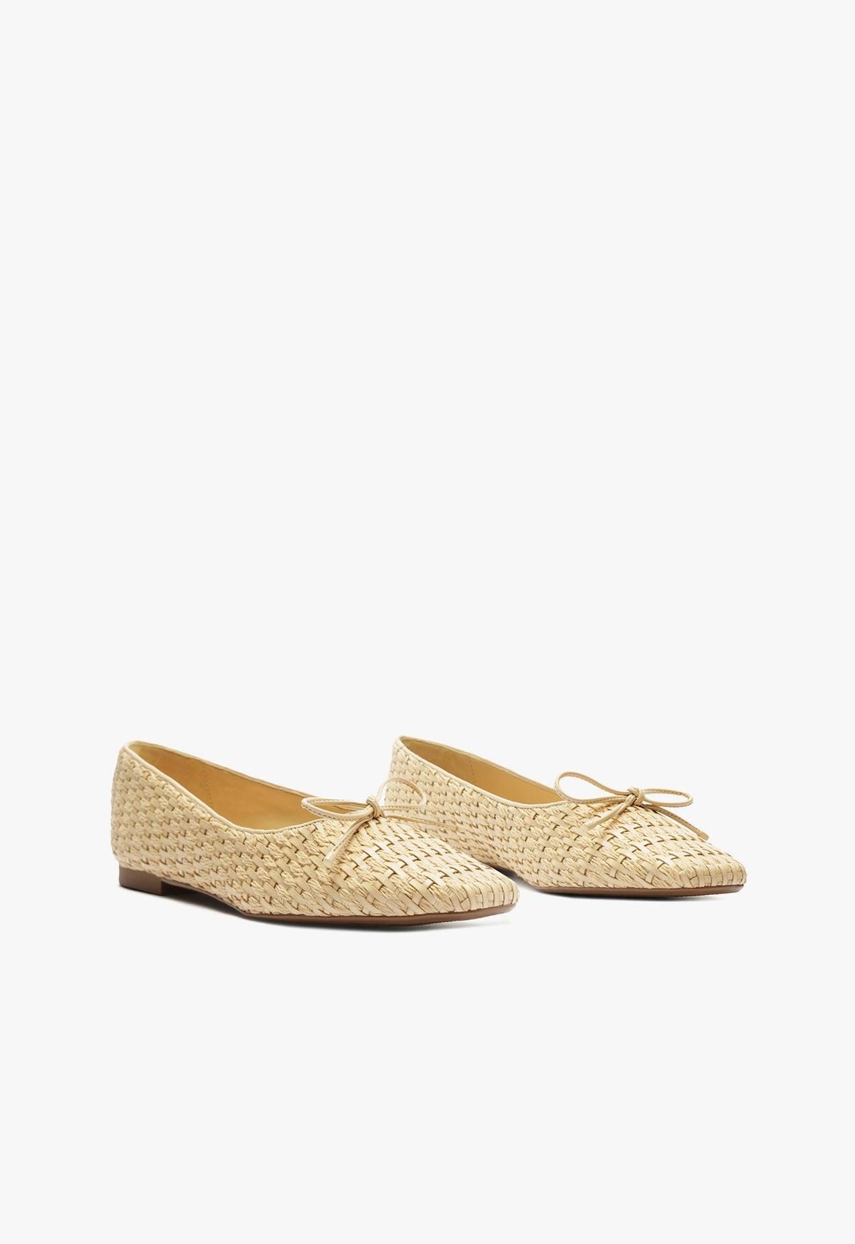 Arissa Straw Ballet Flat Product Image