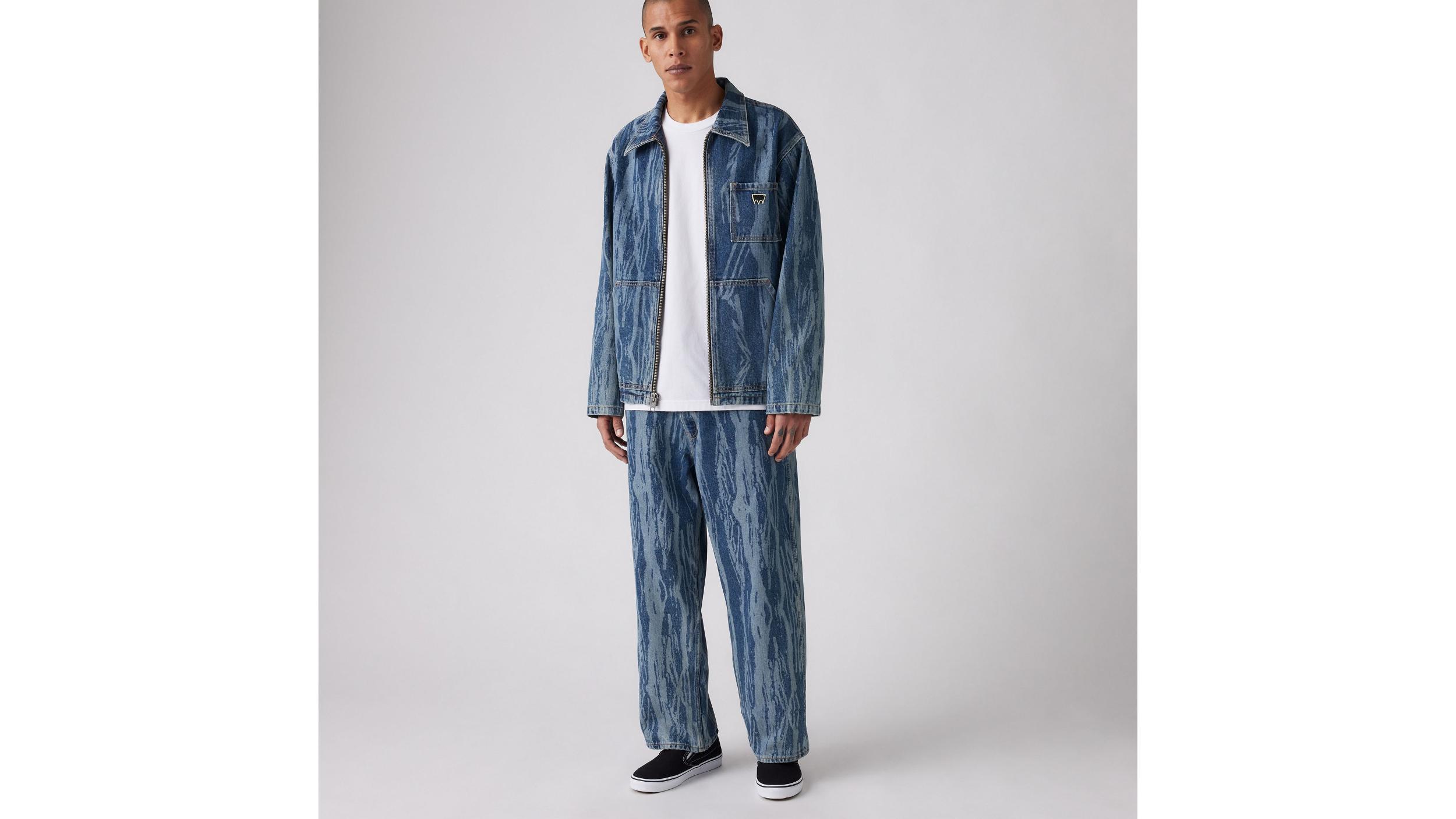 Skateboarding Cropped Carpenter Men's Jeans Product Image