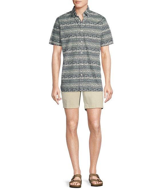 Cremieux Blue Label Line Floral Print Short Sleeve Woven Shirt Product Image