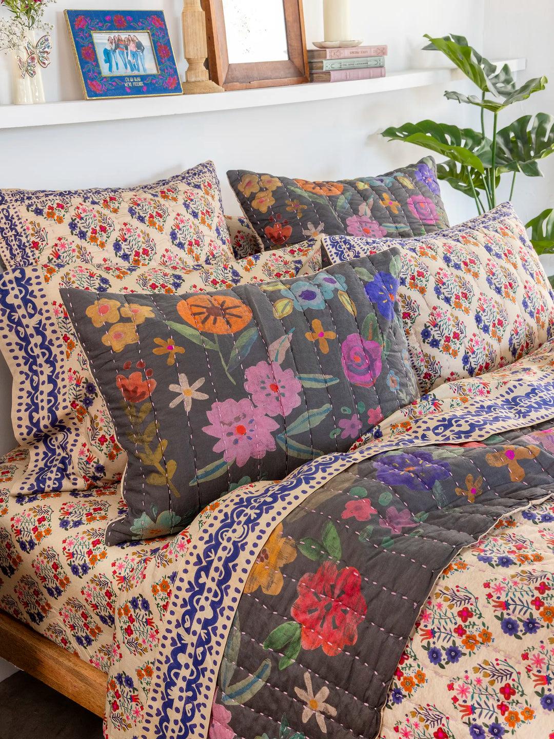 Sooo Soft Cotton Sheet Set - Pink Painted Garden Product Image