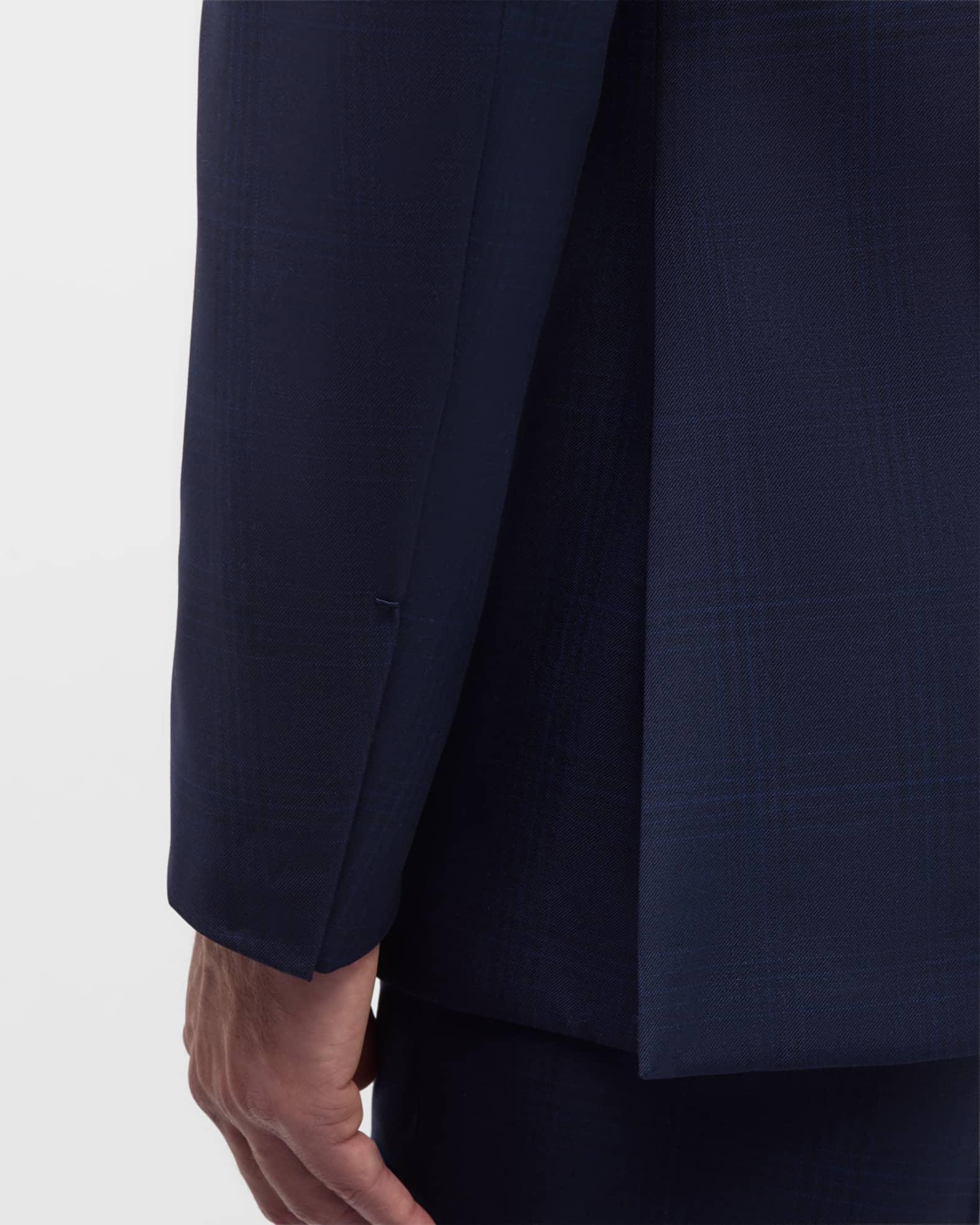 Men's Plaid Wool Suit Product Image