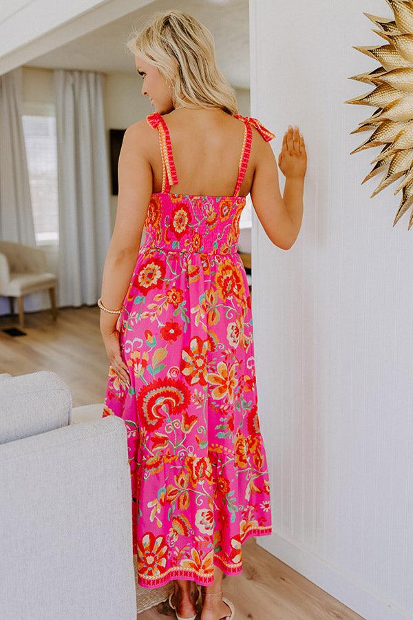 Day Party Delight Floral Maxi Dress Product Image