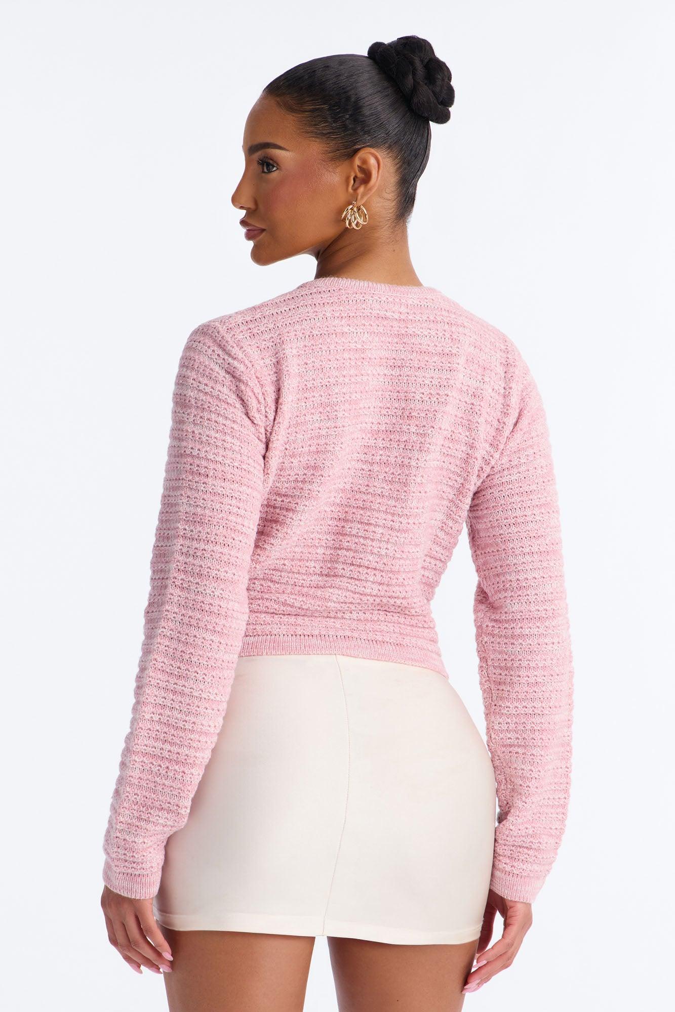 Class Act Cardigan - Pink Female Product Image