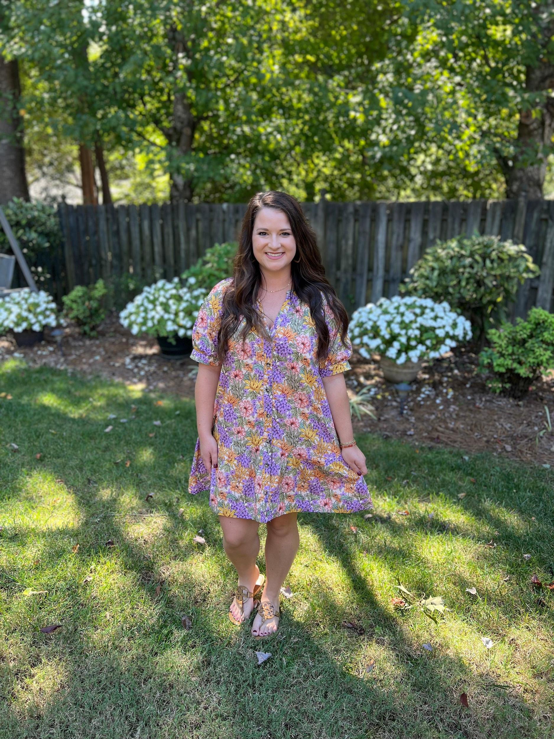 Floral Dress- Lavender Product Image