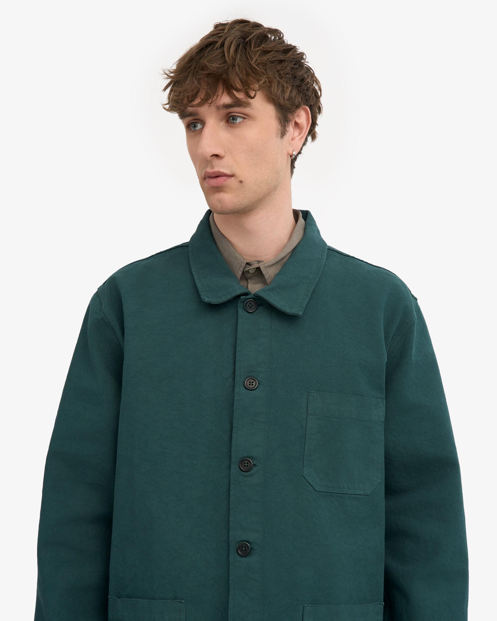Organic Workwear Jacket - Kelly Green Product Image