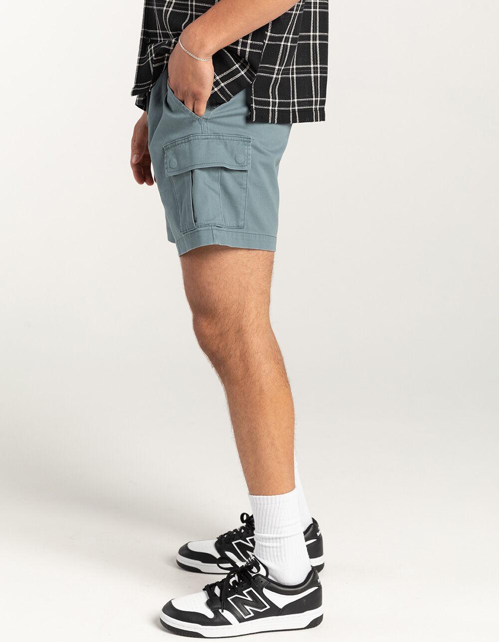 RSQ Mens Texture Plaid Camp Shirt - BLK/WHT Product Image