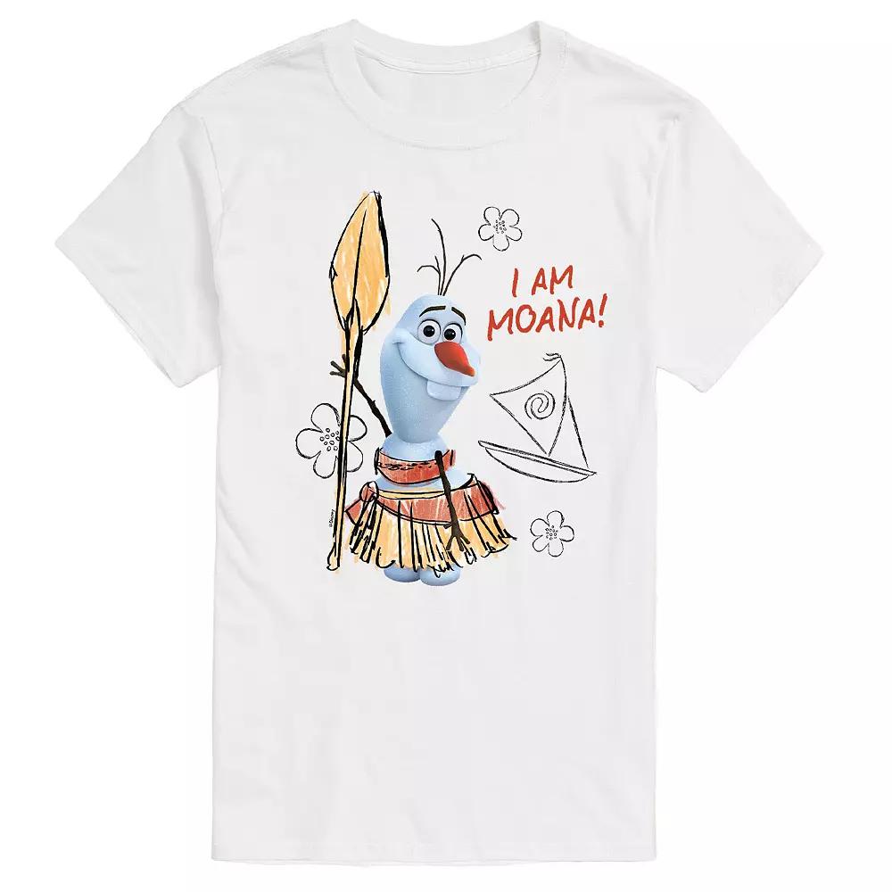 Disney's Frozen Men's Olaf I Am Moana Graphic Tee,  Product Image