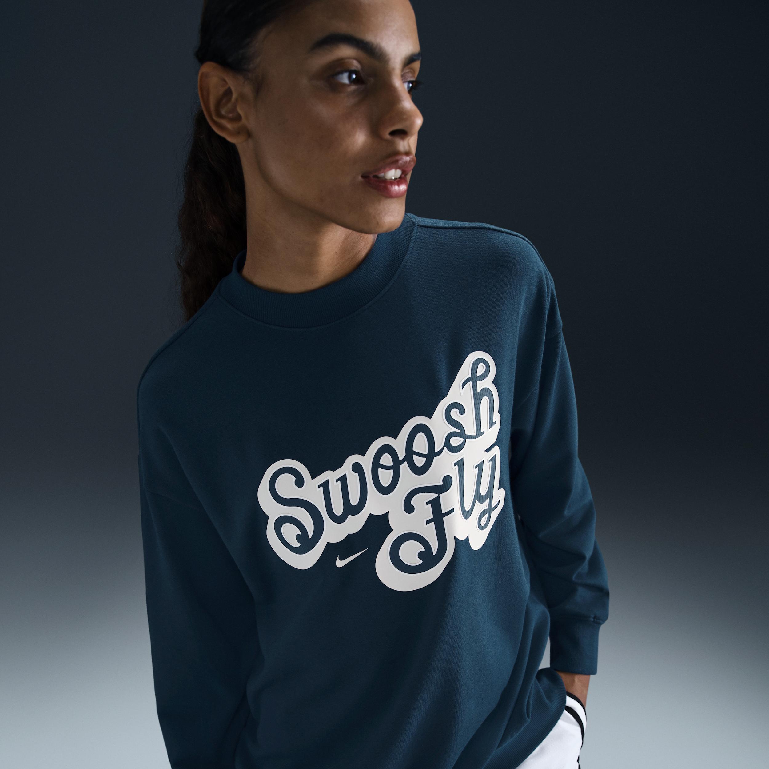 Nike Swoosh Fly Women's Dri-FIT Oversized French Terry Basketball Sweatshirt Product Image