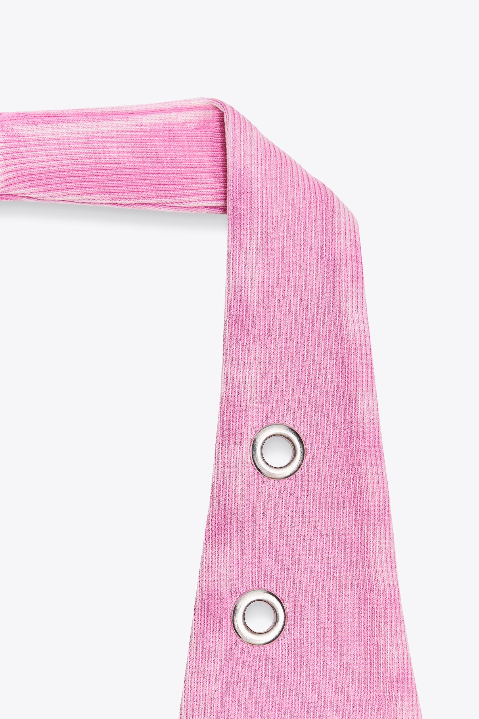 HALTER T-SHIRT WITH RINGS Product Image