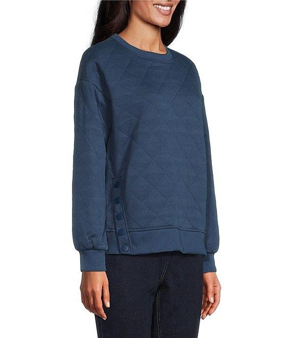 Westbound Quilted Long Sleeve Top Product Image