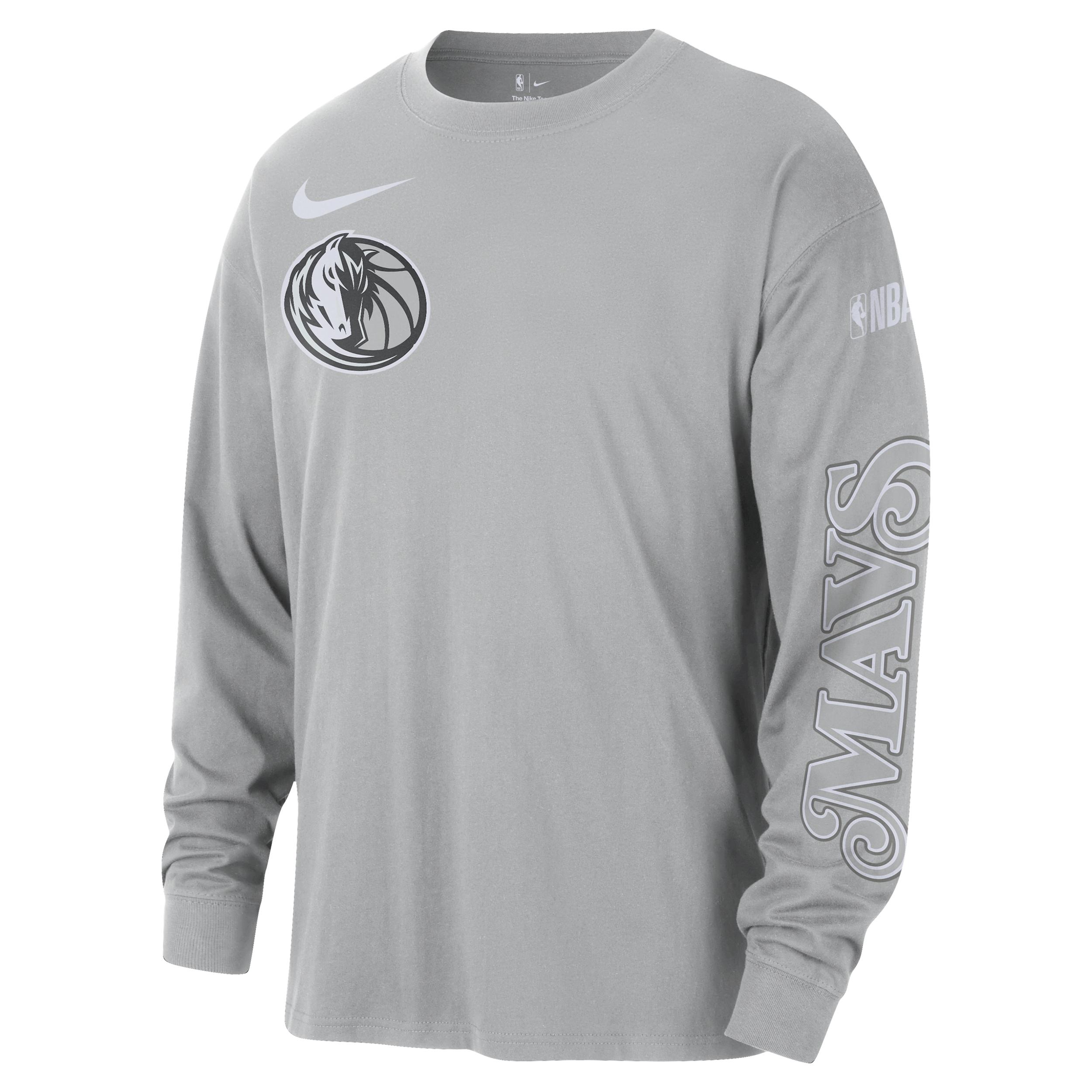 Dallas Mavericks Courtside City Edition Men's Nike NBA Max90 Long-Sleeve T-Shirt Product Image