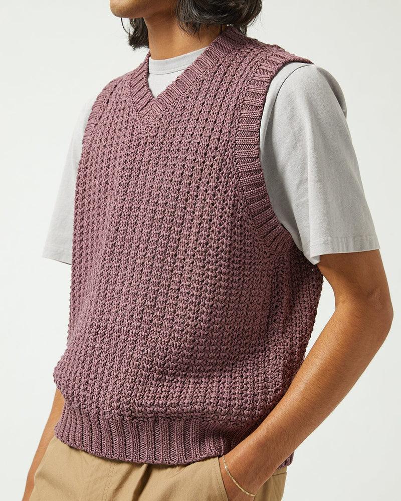 Mercerized Vest - Violet Product Image