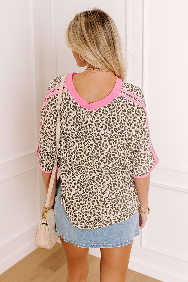 Chic Mode Leopard Shift Top Product Image