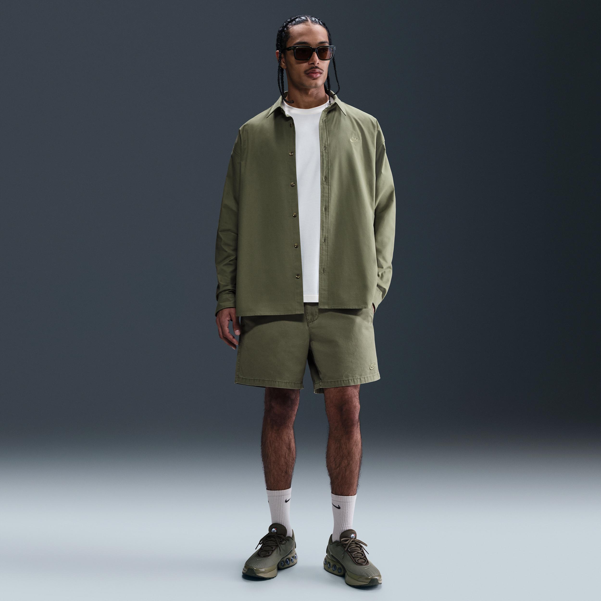 Nike Mens Club Washed Chino Shorts | HJ2658-222 Product Image