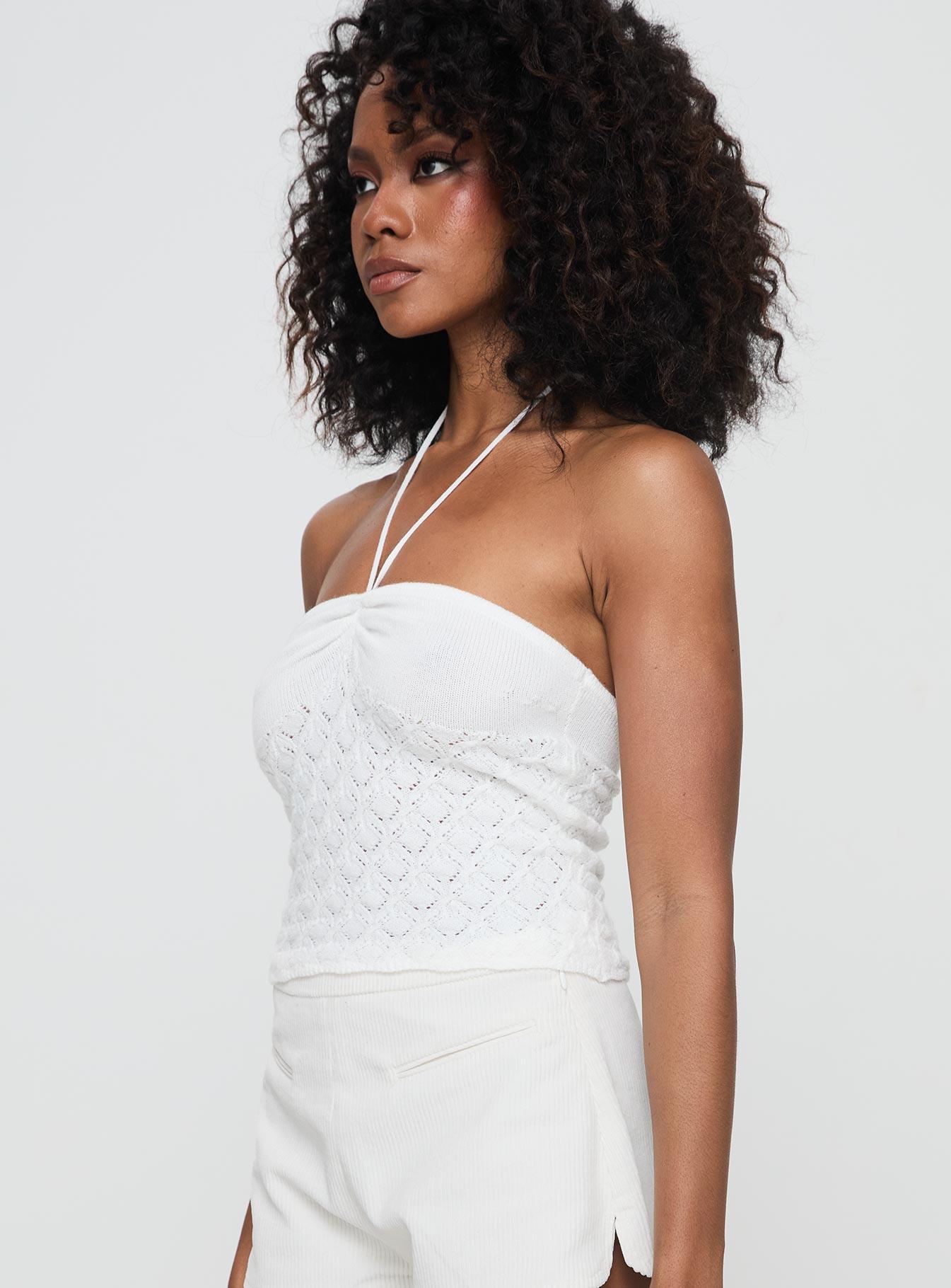 Kaptan Top White Product Image