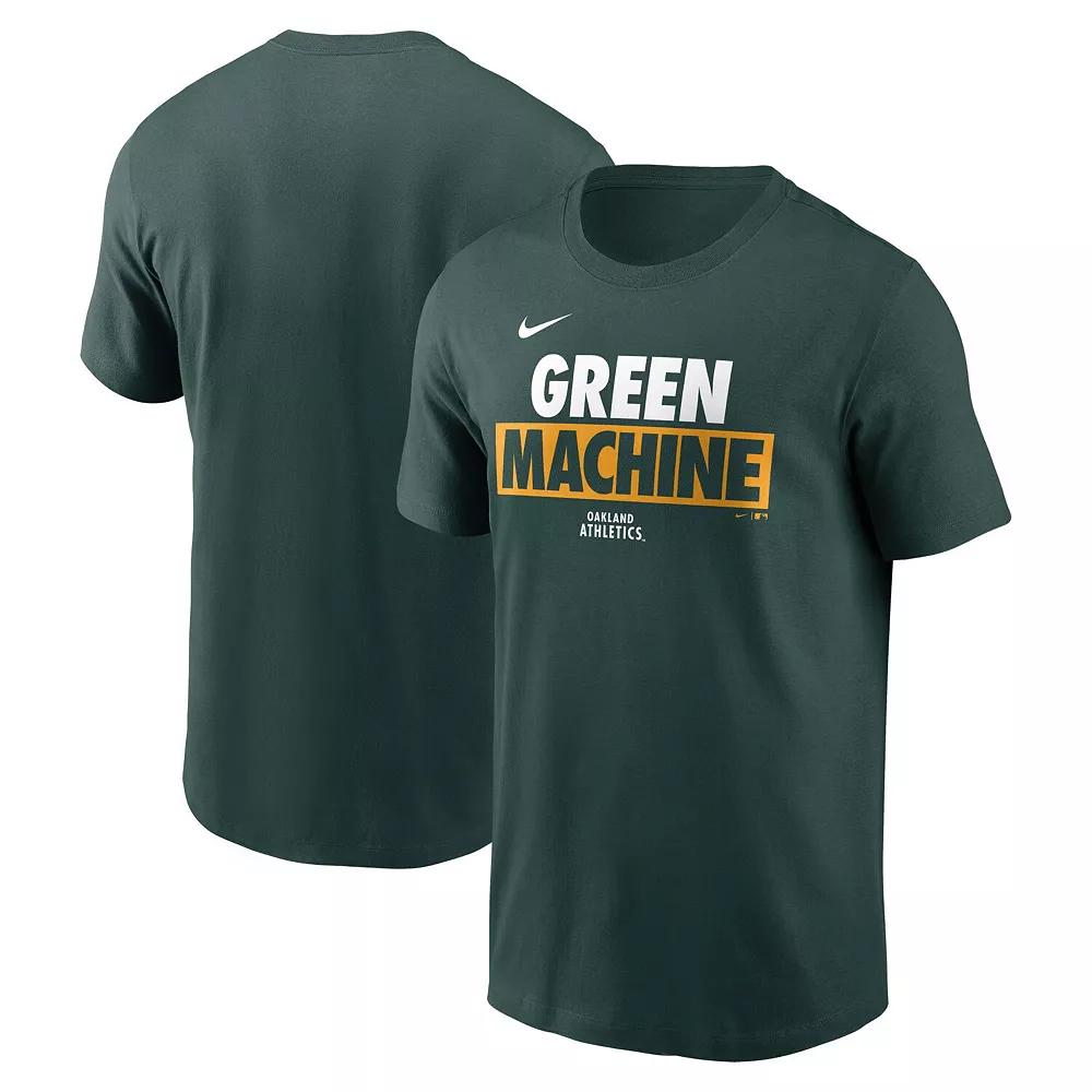 Men's Nike Green Oakland Athletics Rally Rule T-Shirt,  Product Image