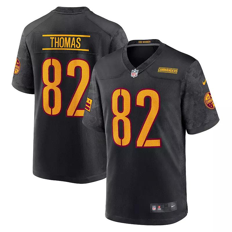 Men's Nike Logan Thomas Black Washington Commanders Alternate Game Player Jersey, Size: Medium, Wft Black Product Image