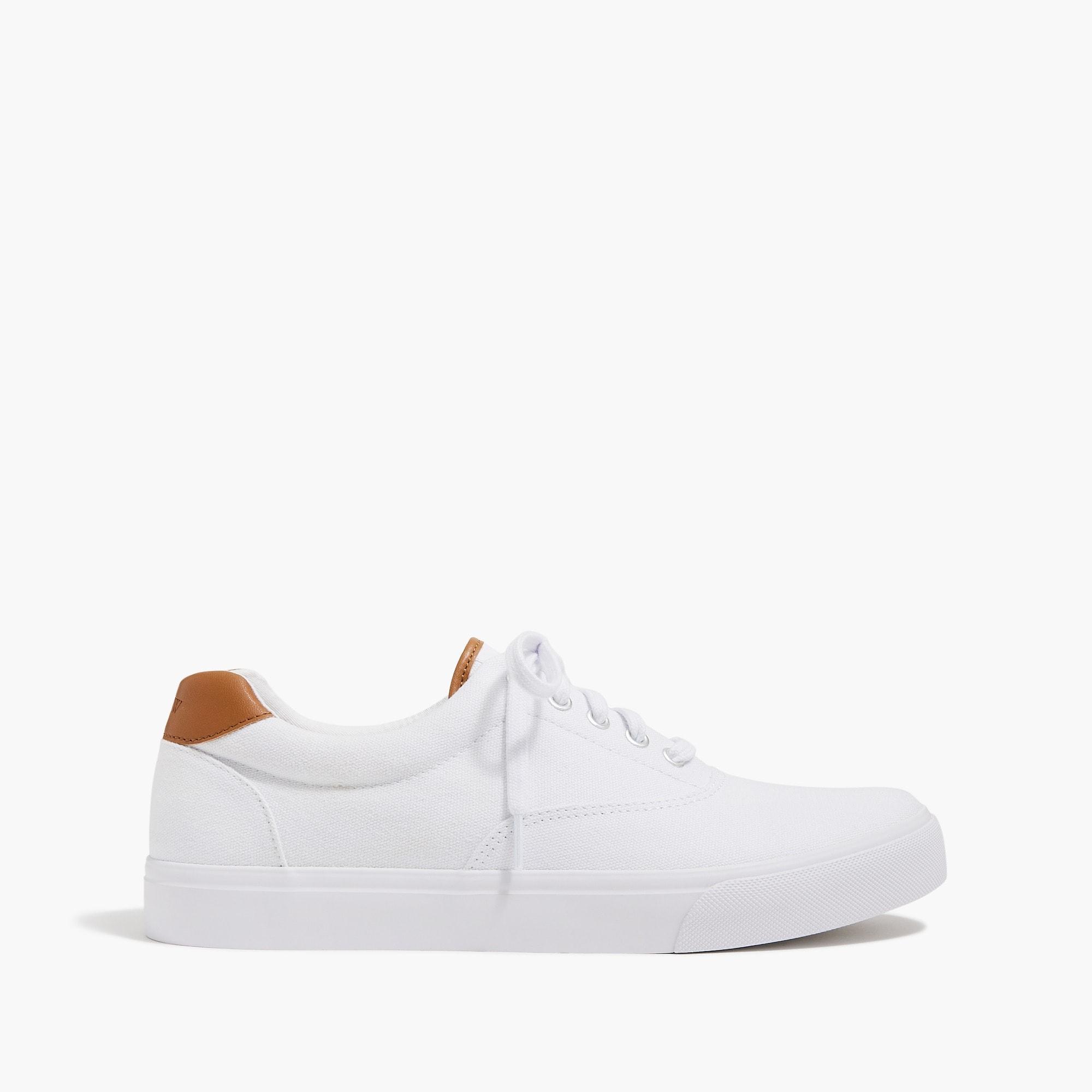 Canvas lace-up sneakers Product Image