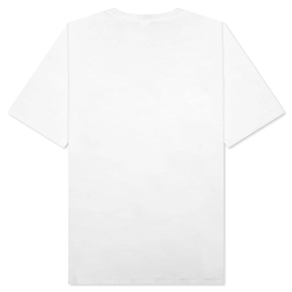 Washed Heavyweight Crewneck Type-1 T-Shirt - White Male Product Image