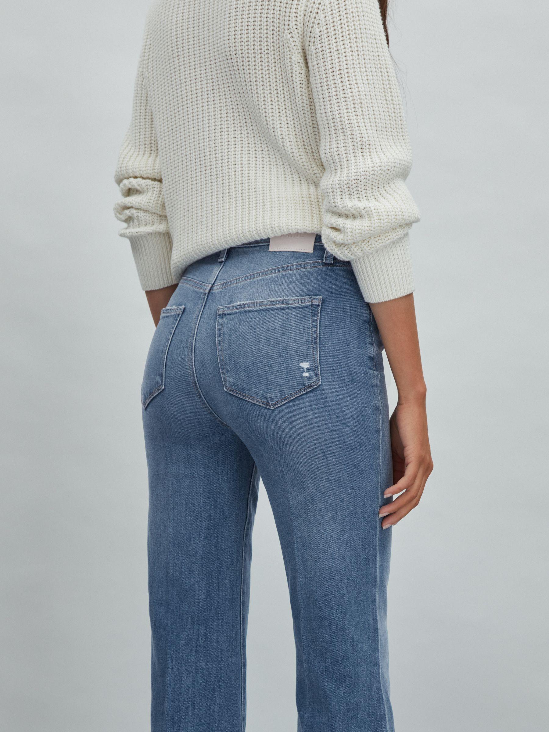 Paige Charlie Flare High Rise Jeans in Gabriella Blue Product Image