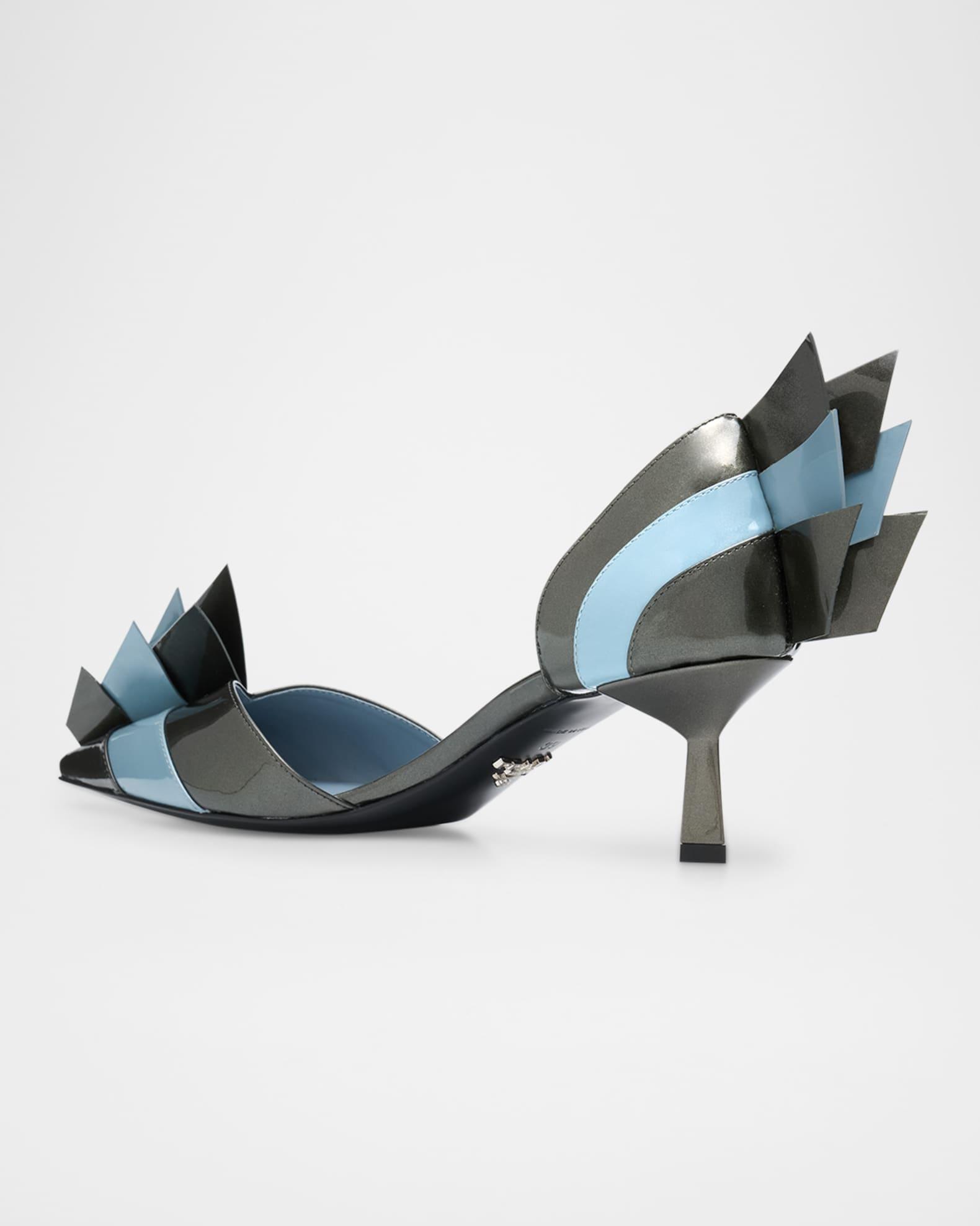 Modellerie d'Orsay Spike Bicolor Leather Pumps Product Image