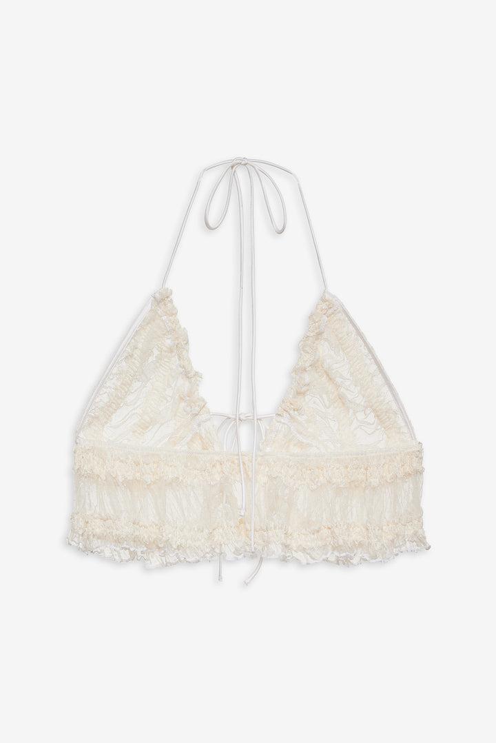 Romy Bralette Top — White Product Image