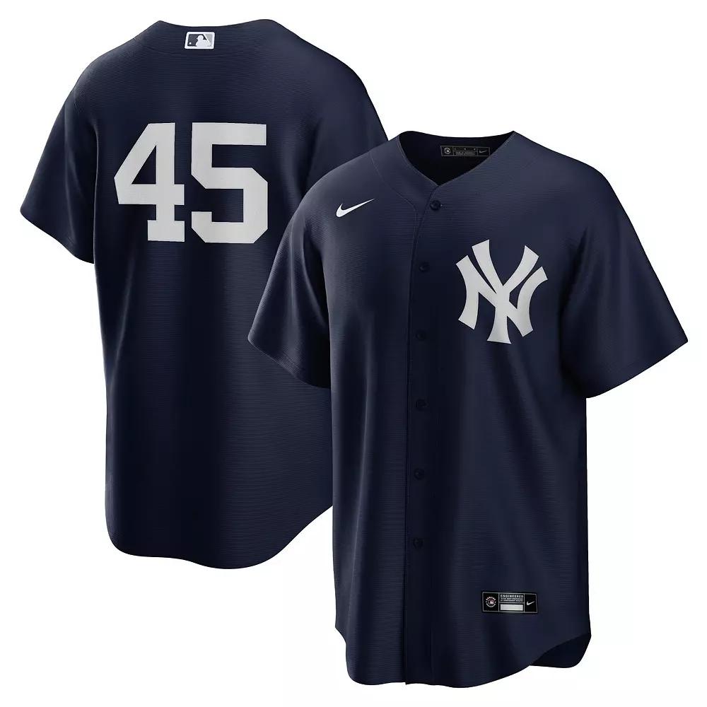 Men's Nike Gerrit Cole Navy New York Yankees Alternate Replica Player Name Jersey,  Product Image