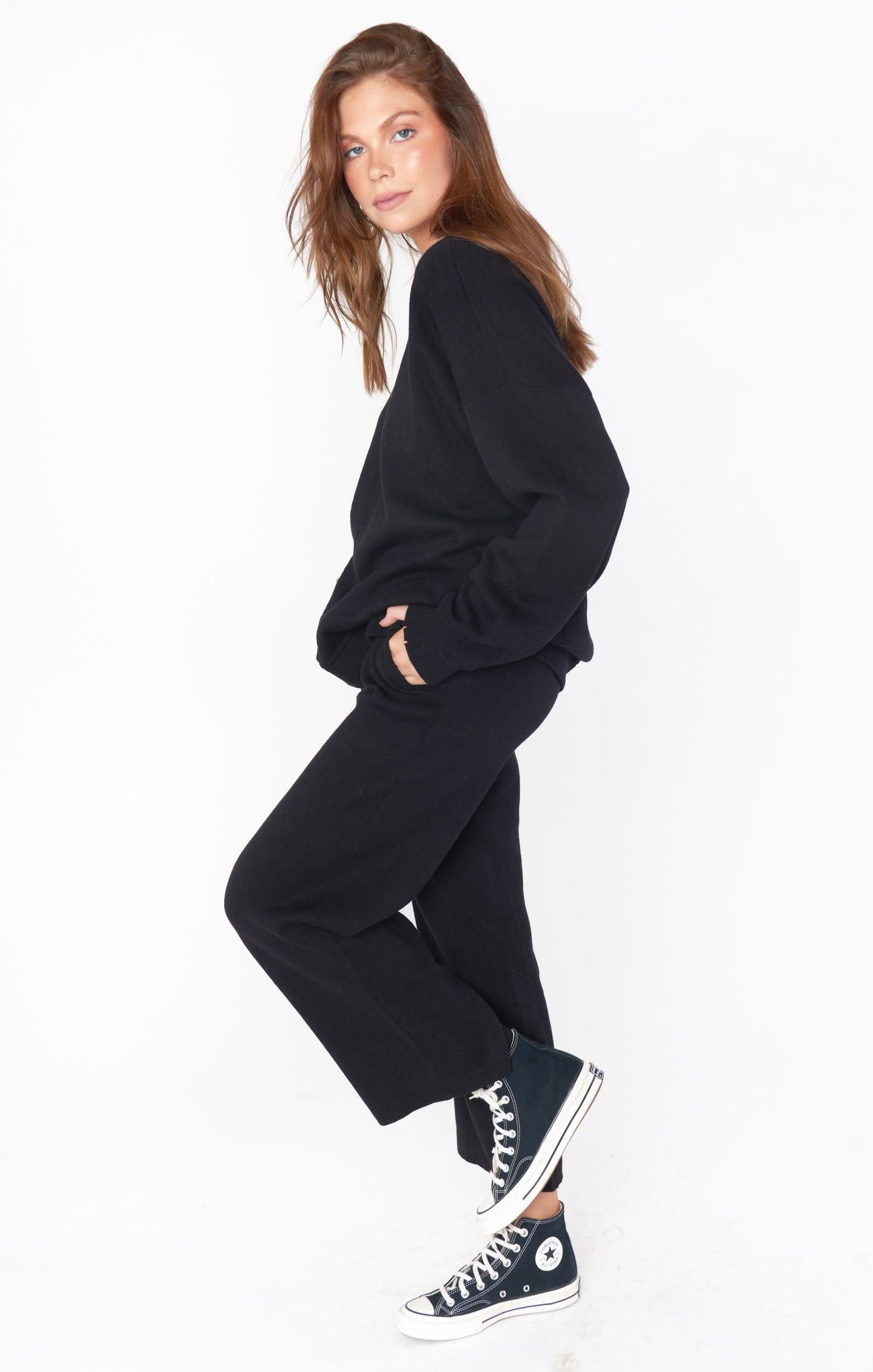 Scout Sweater ~ Black Knit Product Image
