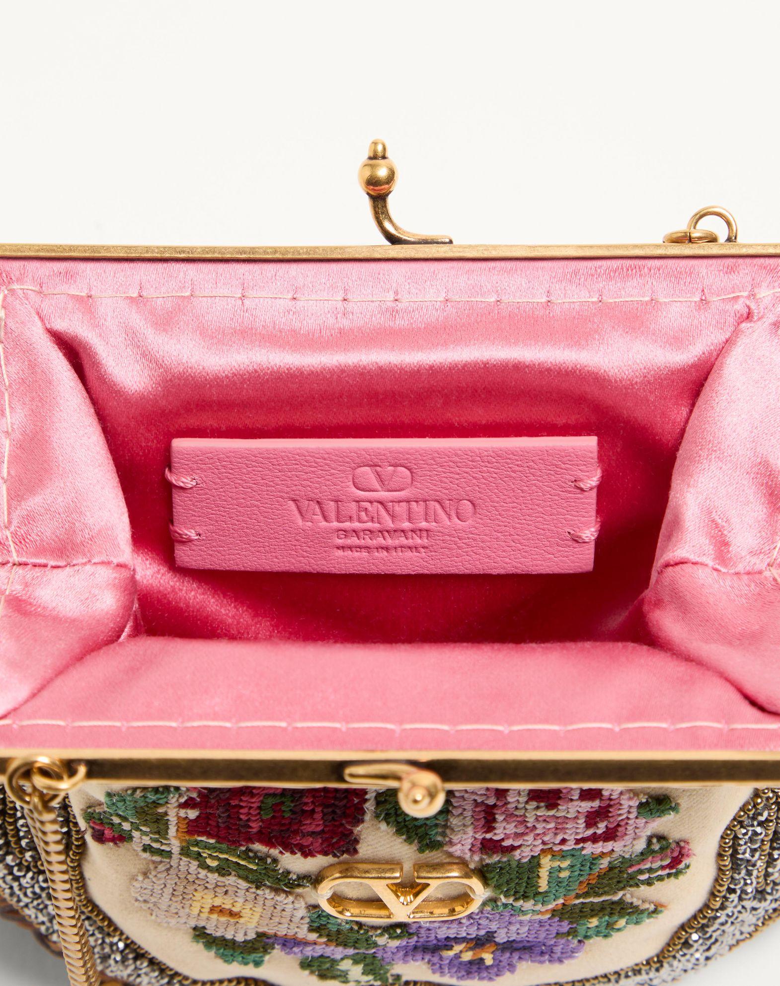 Valentino Garavani Nellcote Fairytales Small Clutch Embroidered With Fringes Product Image