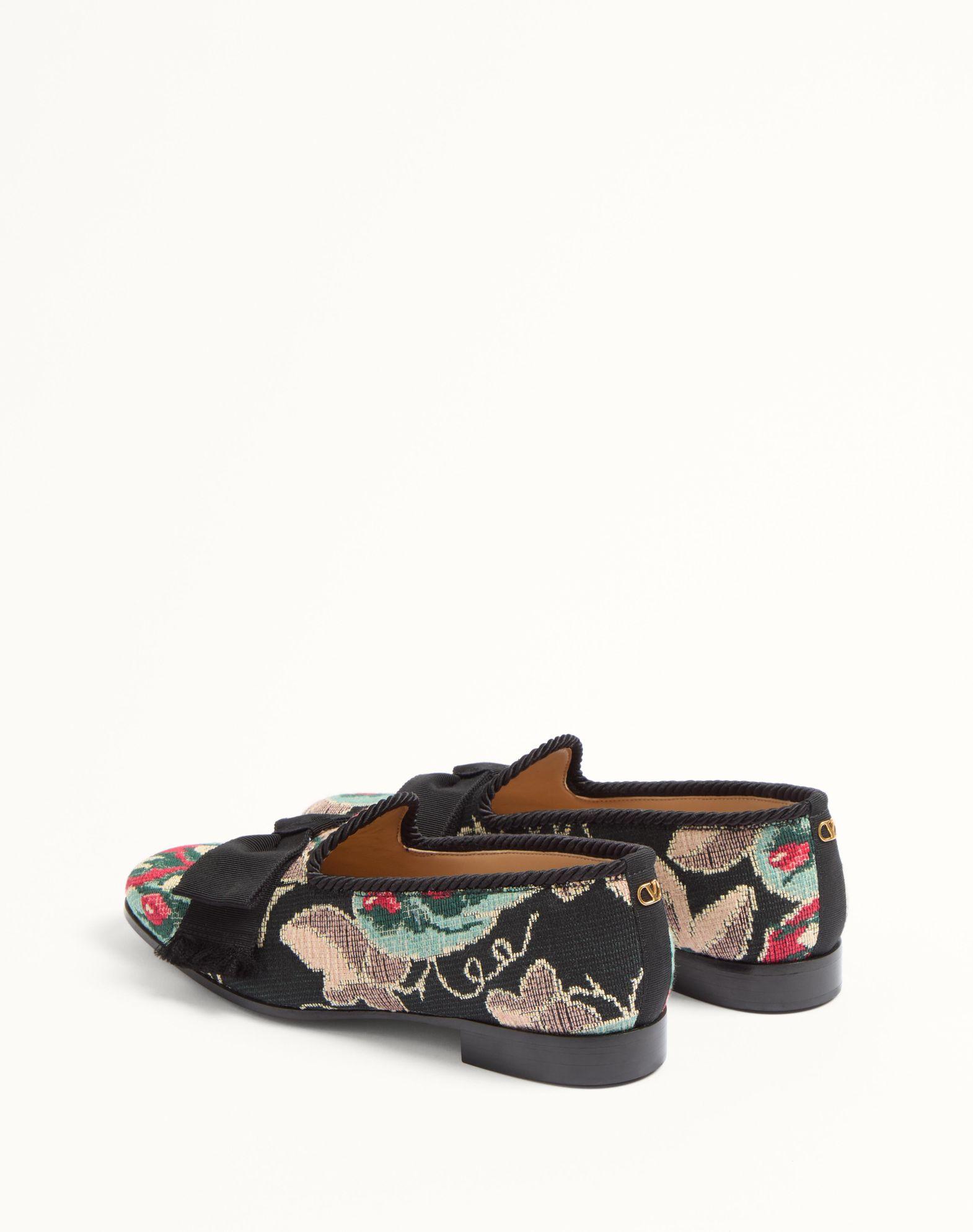 Bowow Loafer In Jacquard Fabric Product Image