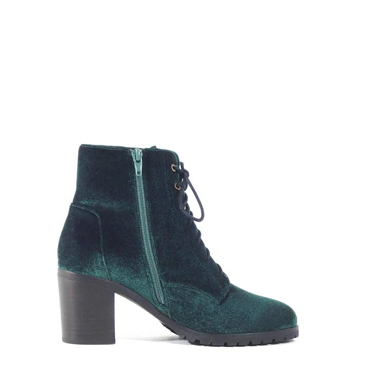Timothy Velvet Booties Product Image