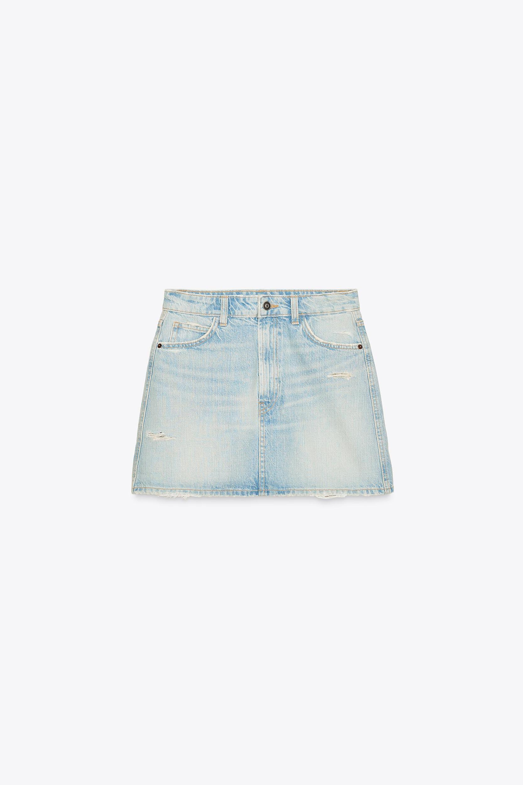 TRF DENIM MINI SKIRT Product Image