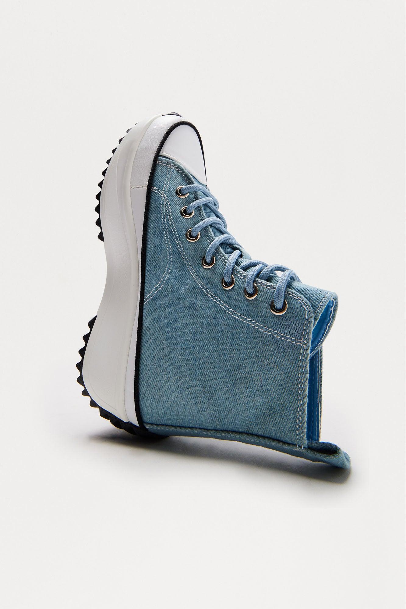 Bailey High Cut Sneakers - Denim Product Image