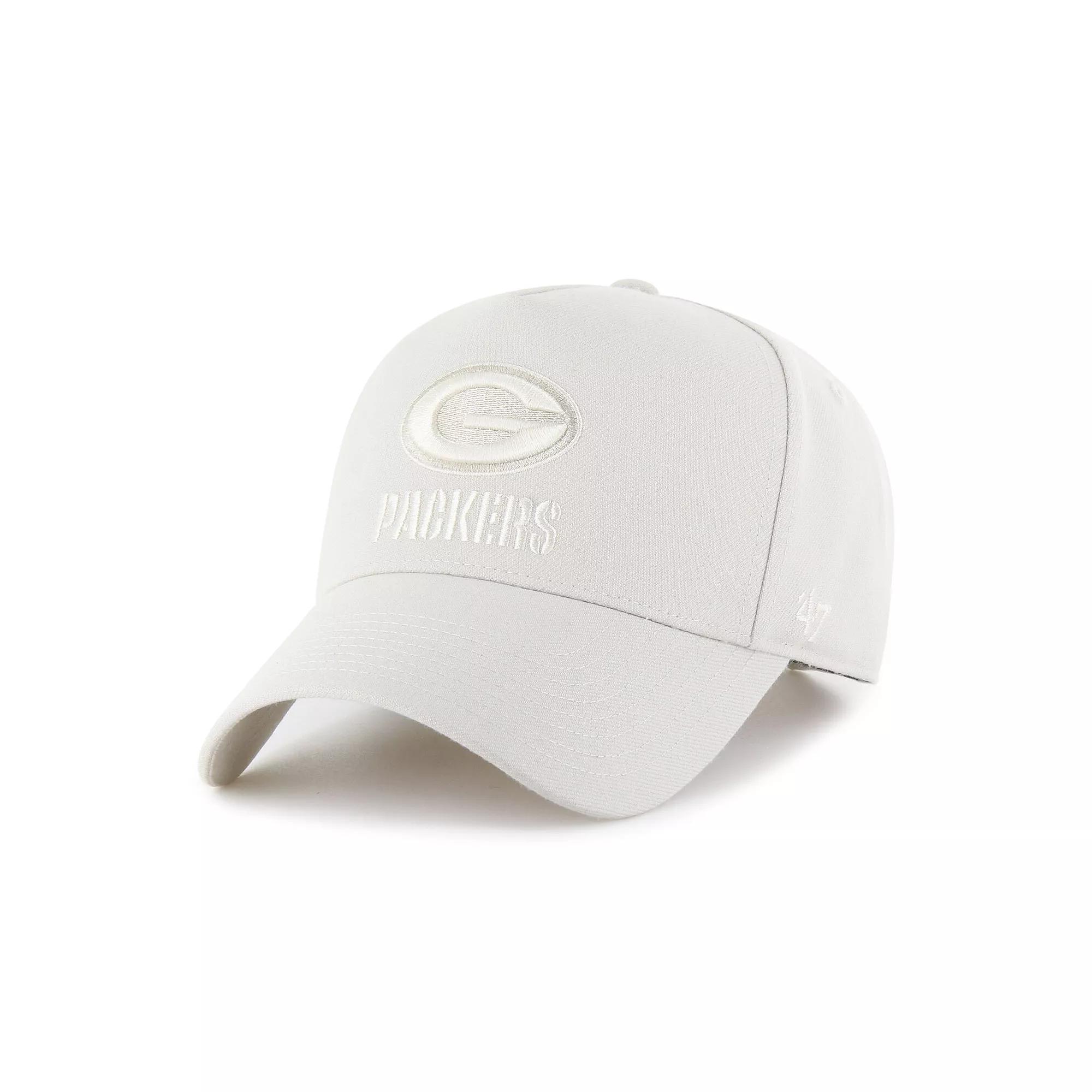 Men's '47 Cream Green Bay Packers Ballpark Offside Adjustable Hat, Beige Product Image