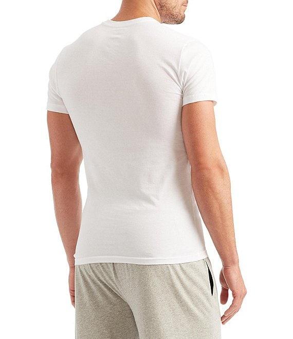 Polo Ralph Lauren Slim Fit Cotton V-Neck Undershirt T-Shirt 5-Pack Product Image