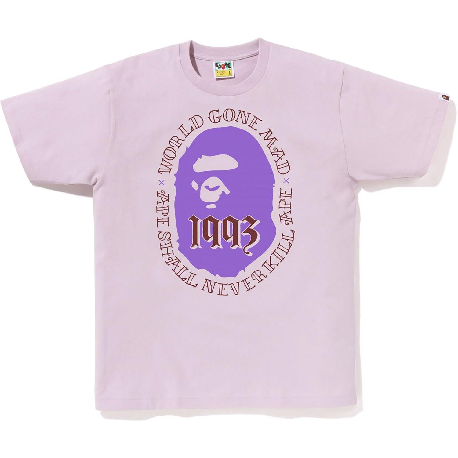 BAPE MENS COTTON APE HEAD 1993 T-SHIRT Male Product Image