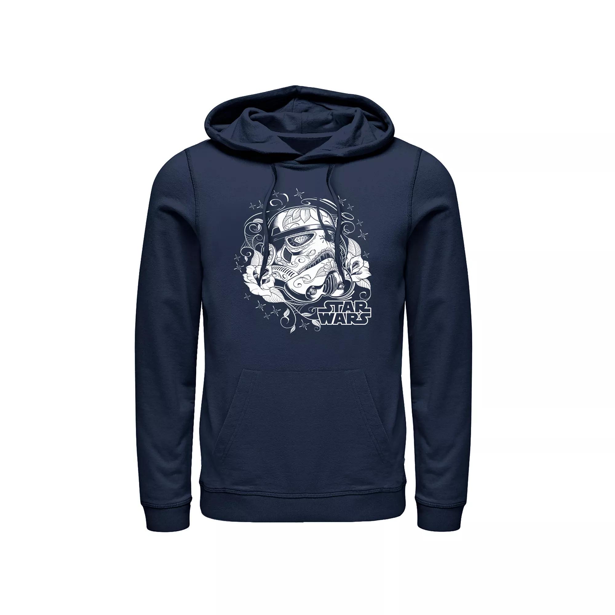 Men's Star Wars Storm Trooper Sugar Skull Pull-Over Hoodie,  Product Image