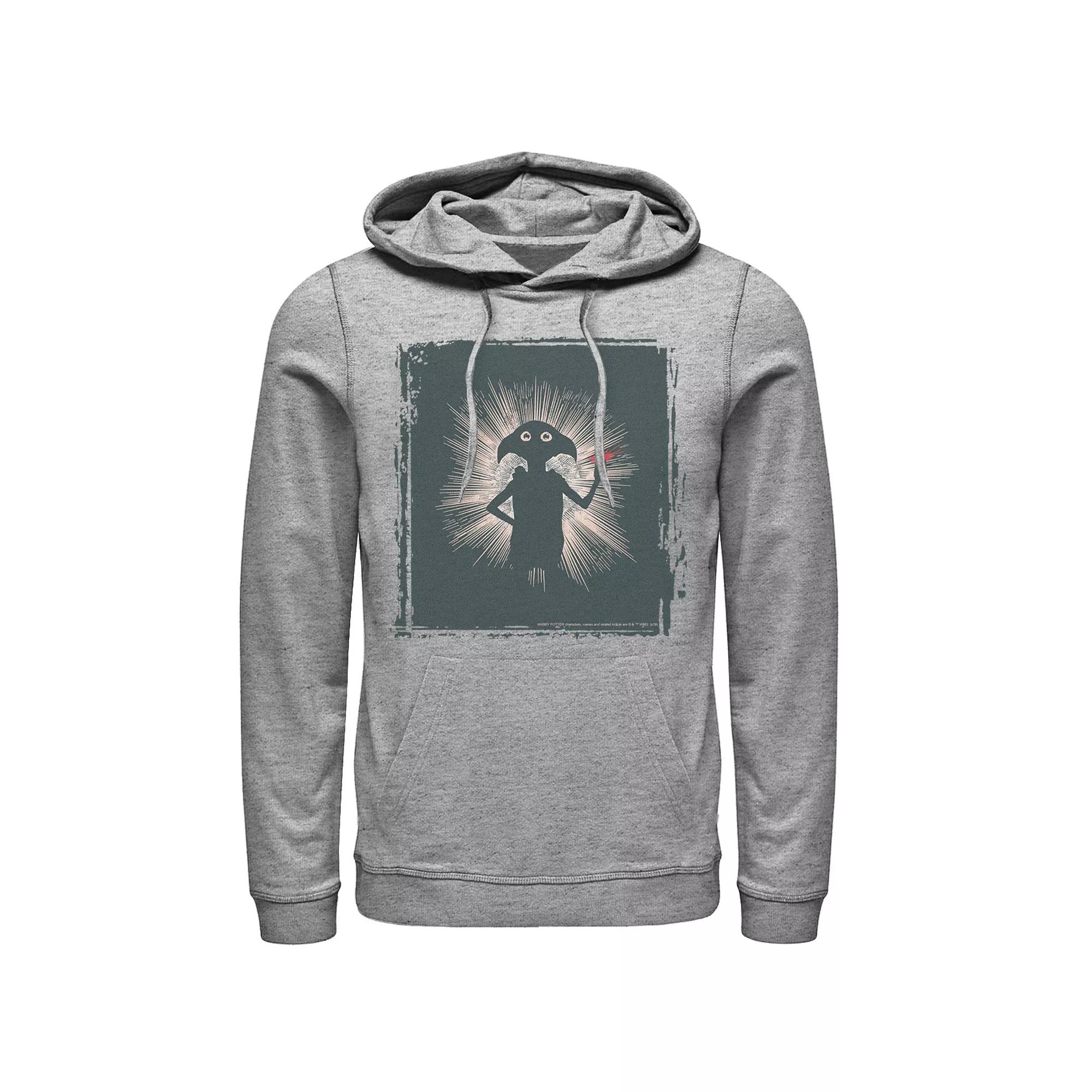 Men's Harry Potter Dobby Magical Snap Silhouette Graphic Pullover Hoodie,  Product Image