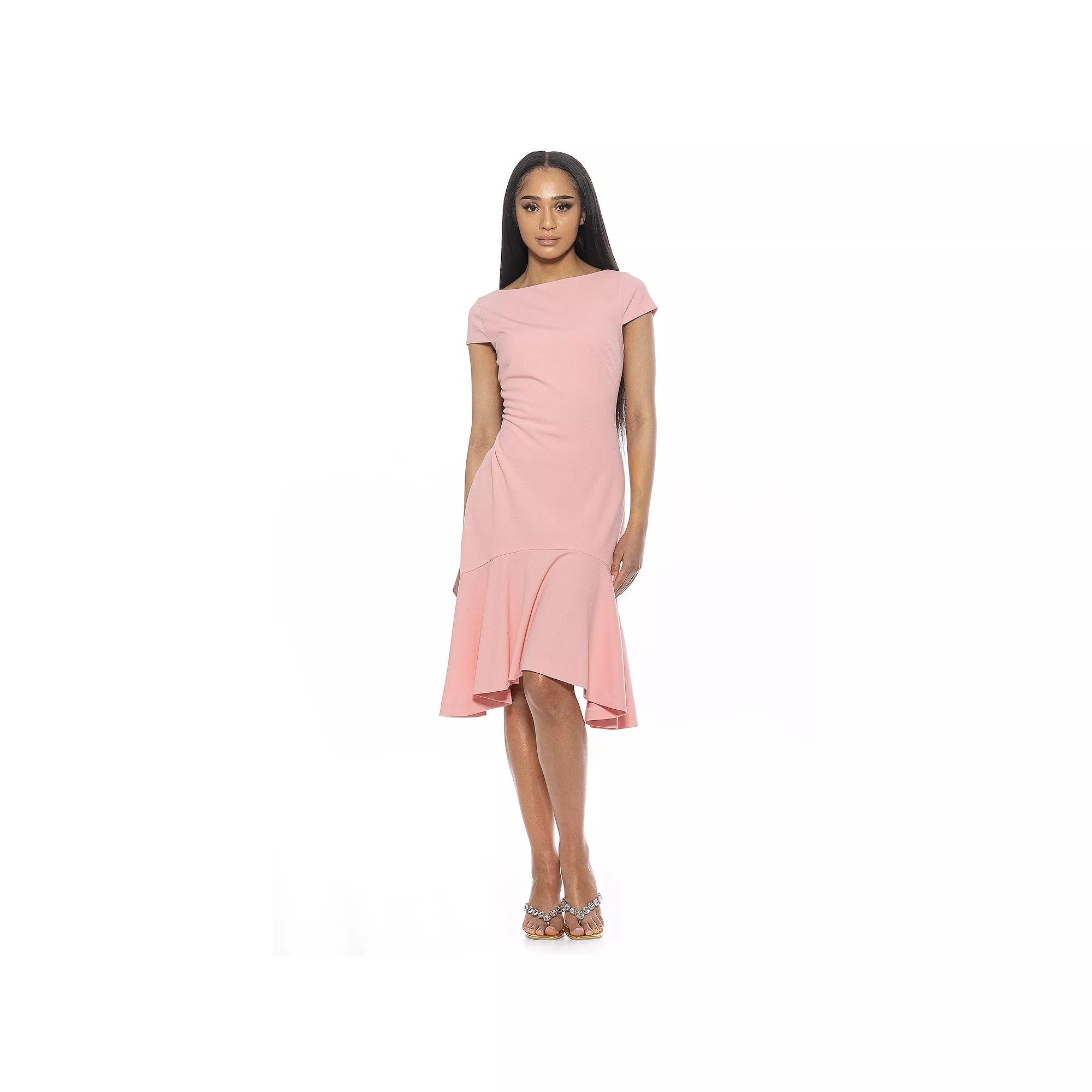 Women's ALEXIA ADMOR Renata Cap Sleeve Dropped Waist Flared Dress,  Product Image