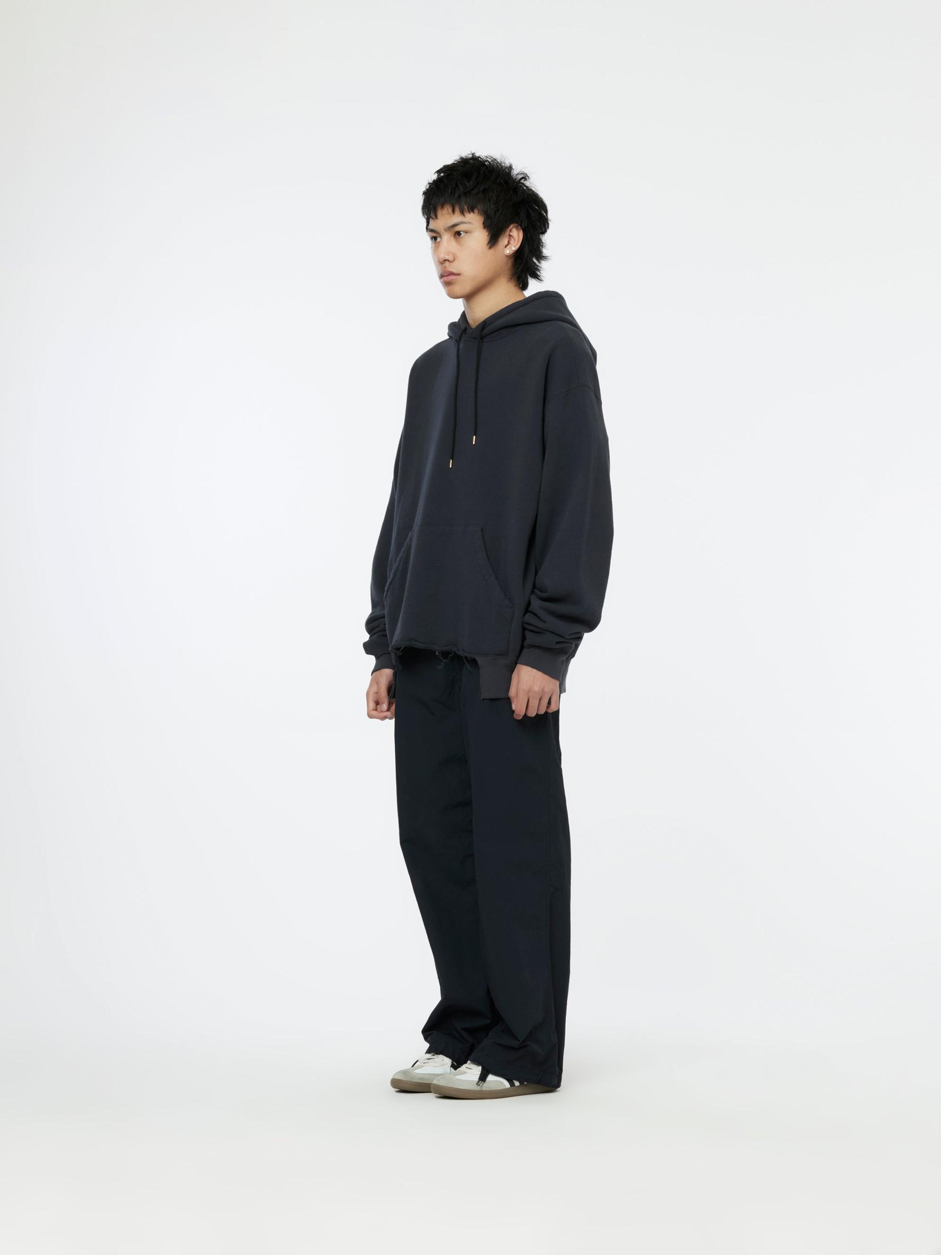 Kangaroo Pocket Hoodie (Black) Product Image