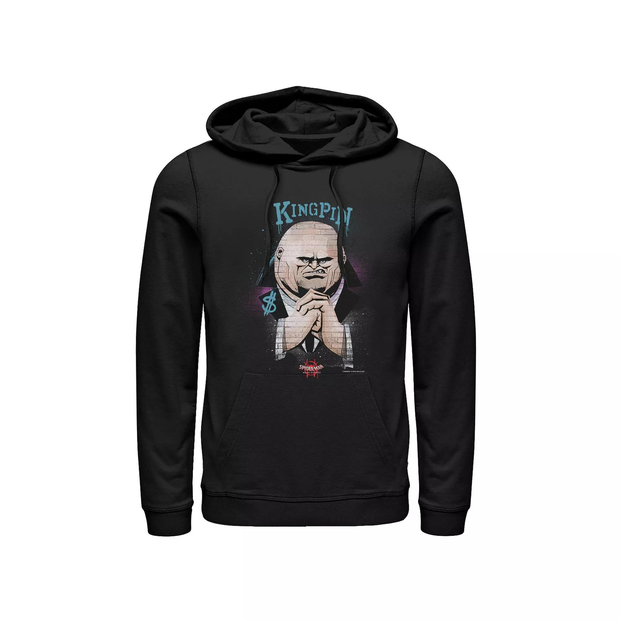 Men's Marvel Spider-Man: Into The Spider-Verse Kingpin Graffiti Graphic Hoodie,  Product Image