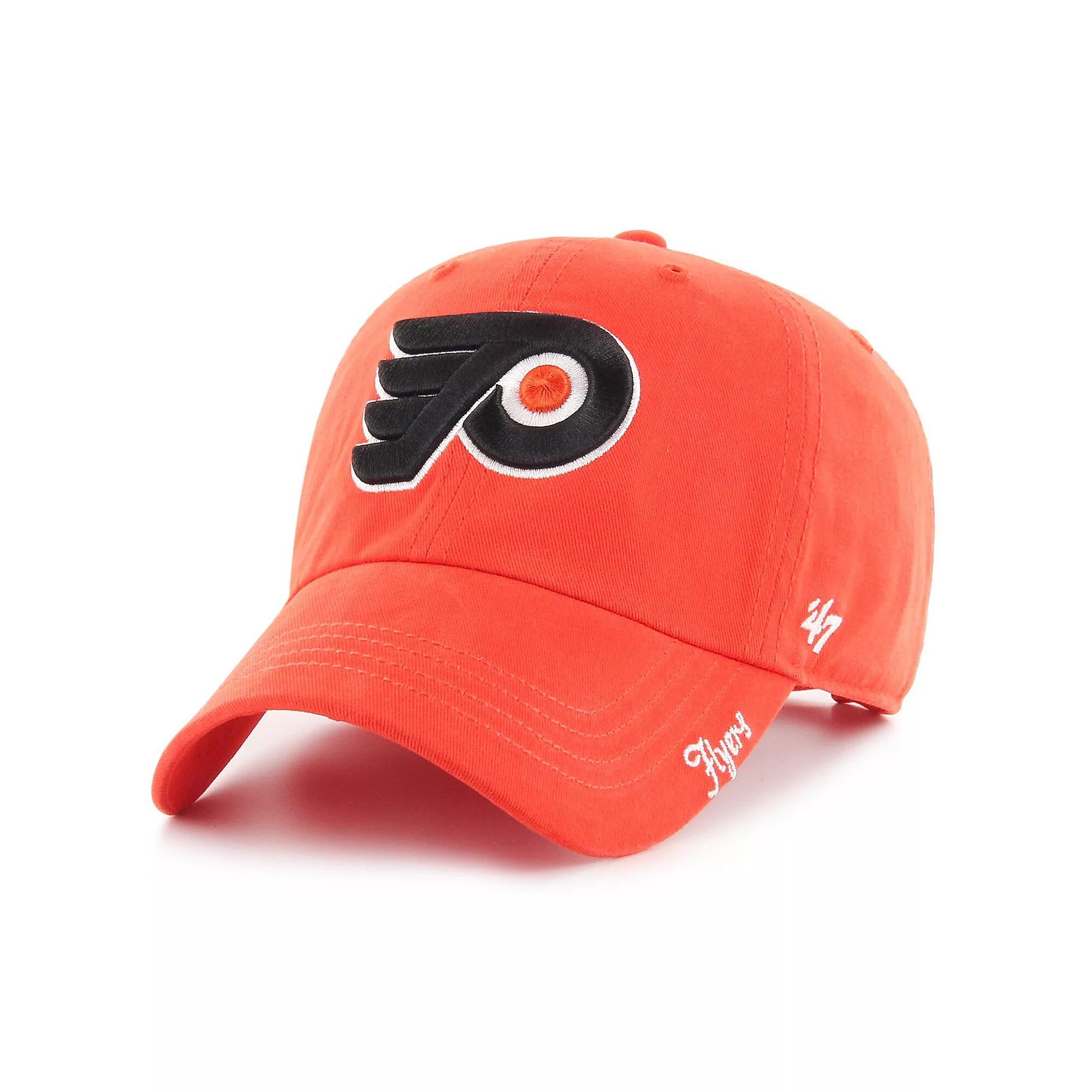 Women's '47 Orange Philadelphia Flyers Team Miata Clean Up Adjustable Hat, Fly Orange Product Image