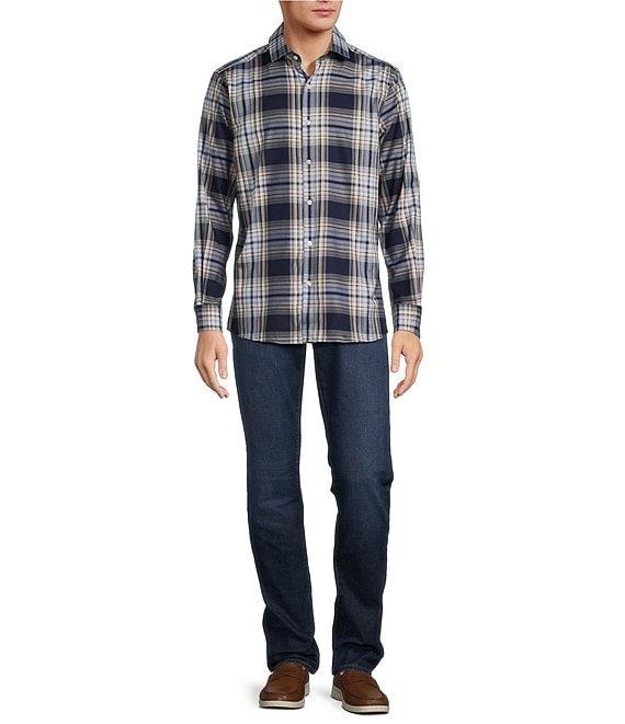 Hart Schaffner Marx The Mr. Classic Collection Long Sleeve Plaid Coatfront Shirt Product Image
