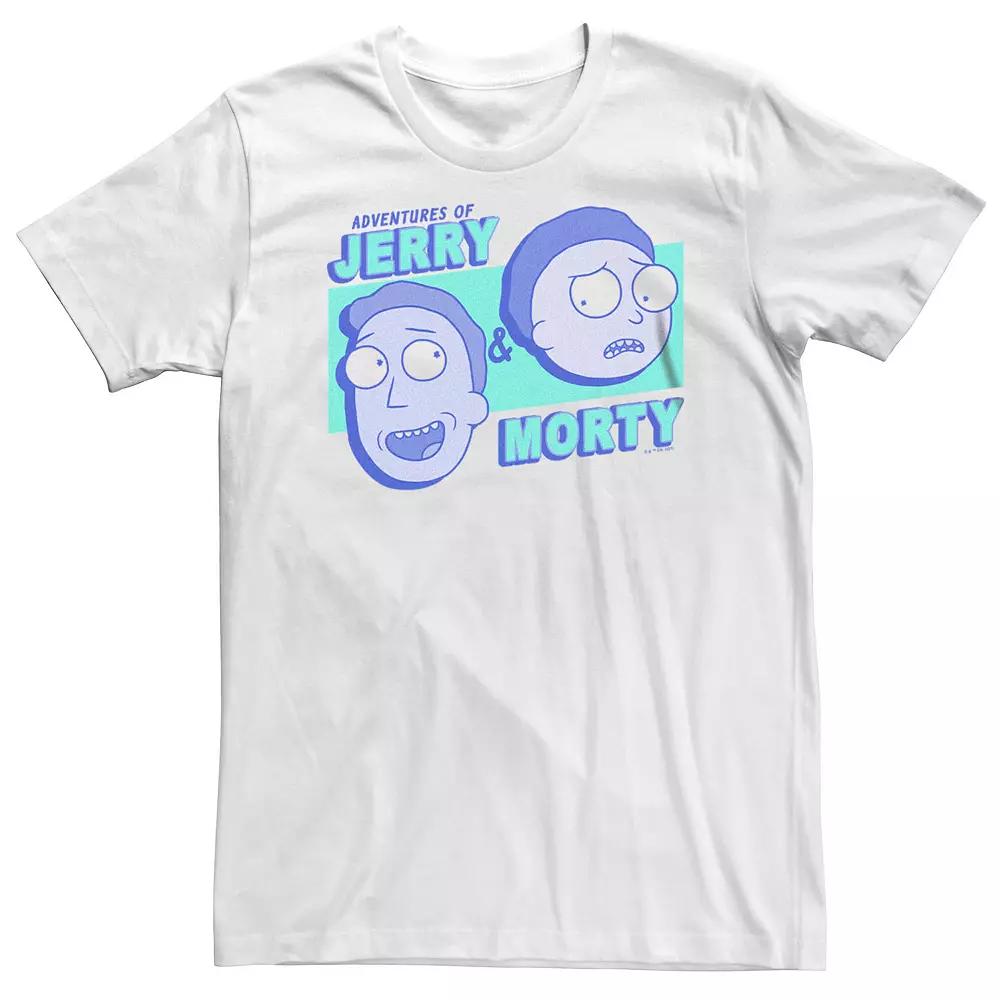 Big & Tall Rick And Morty Adventures of Jerry Tee, Men's,  Product Image