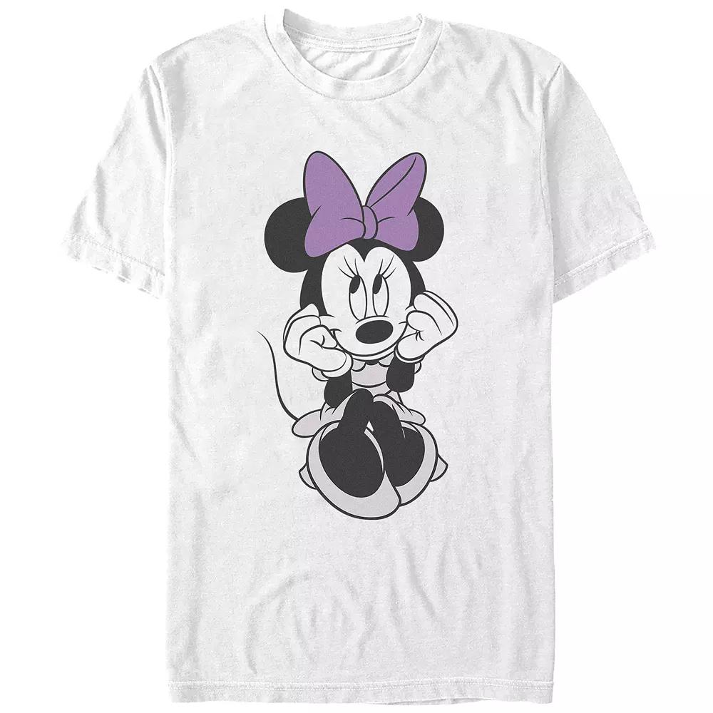 Disney's Minnie Mouse Cute Face Juniors' Graphic Tee, Women's,  Product Image