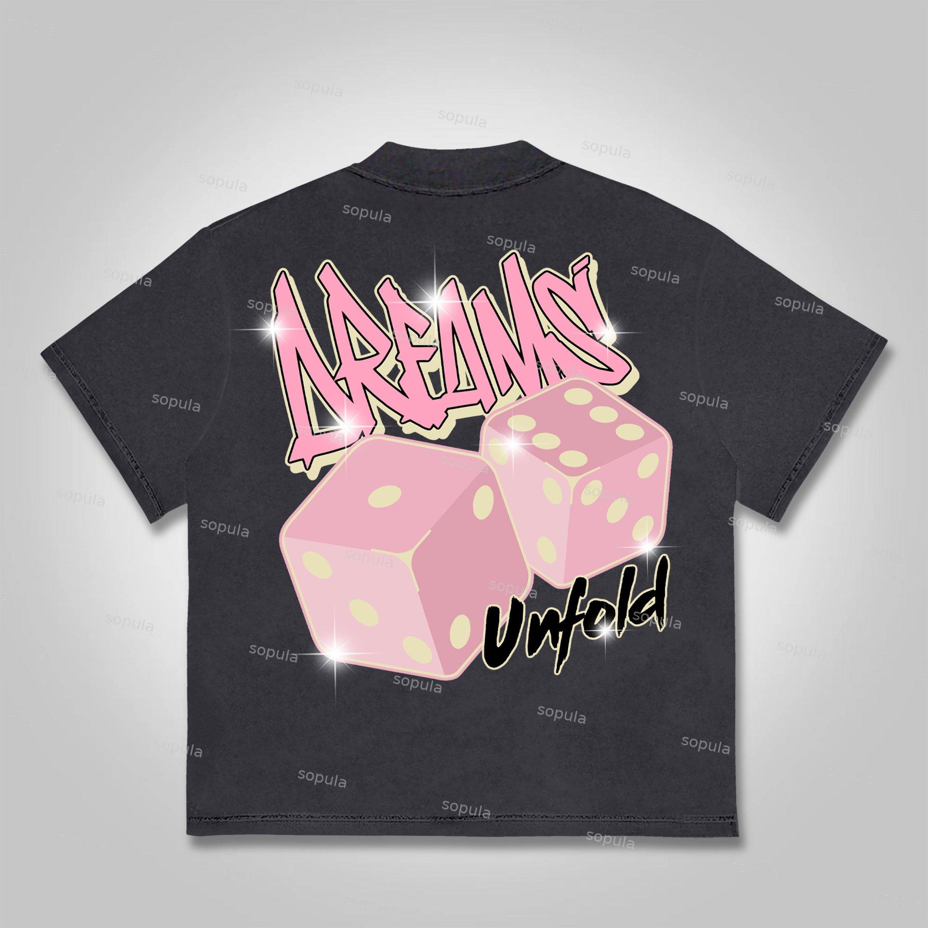 Sopula Sieve Expand Dream Graphic Cotton T-shirt Product Image